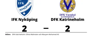 Efterlängtad poäng för DFK Katrineholm - steg åt rätt håll mot IFK Nyköping
