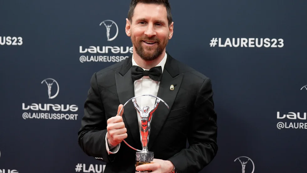 Lionel Messi med utmärkelsen sportsperson of the year. Han är världens främsta varumärke samt turistambassadör för Saudiarabien.