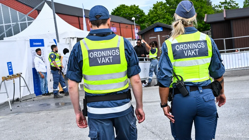 Ordningsvakter på Järvaveckan härförleden. Arkivbild.