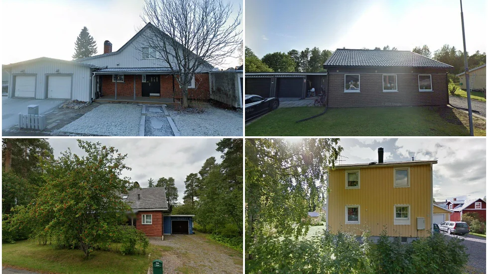 Segelvägen 8, Vithällegatan 3, Östra Skolgatan 12 och Kaplansvägen 4