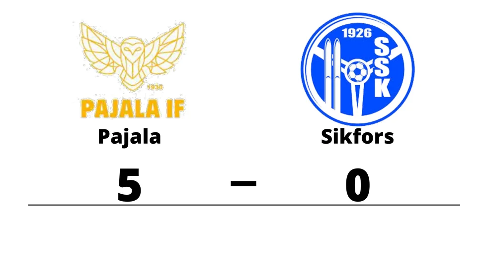 Pajala IF vann mot Sikfors SK 9 mot 9