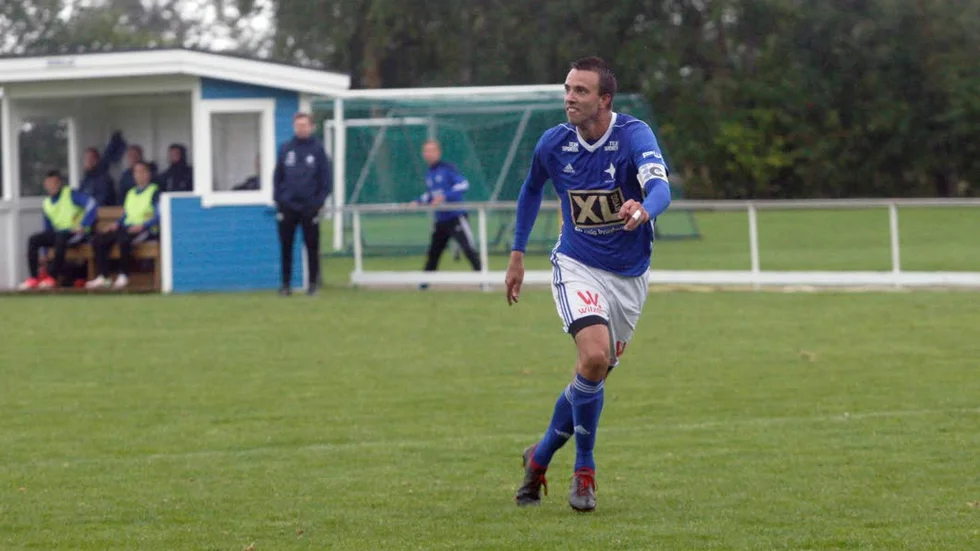 TRÖSTMÅL. Alexander Magnusson-Glaad gjorde mål, men Värnamo Södra vann mot IFK Motala.