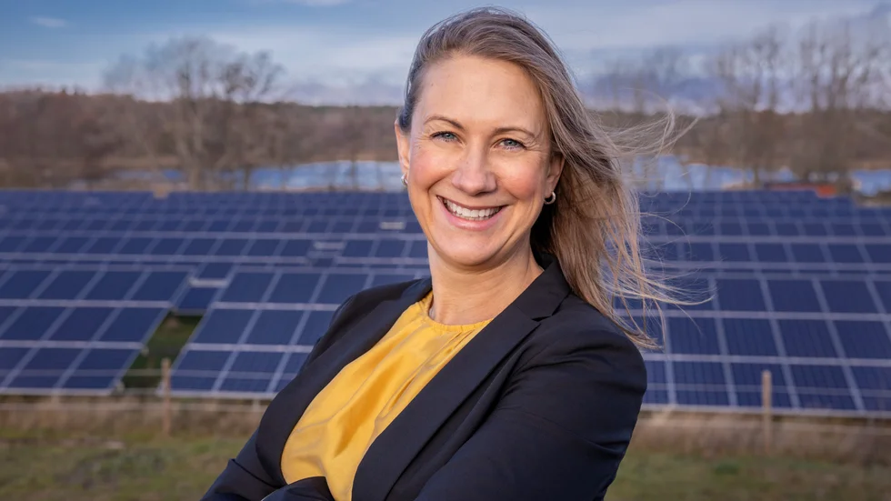 Anna Werner är vd på Svensk Solenergi.