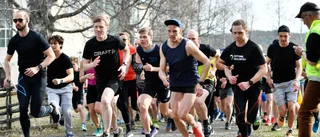 En dam under 19 – och dubbla herrtider strax över 17 minuter