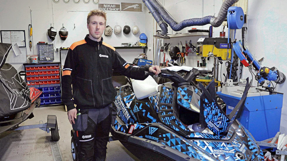 I en intervju med PT 2017 berättade Tim Marklund om den svåra motocrossolyckan 2013 som bland annat fick honom att grunda verkstadsföretaget Nikab som idag har drygt 50 anställda. (Arkivbild)