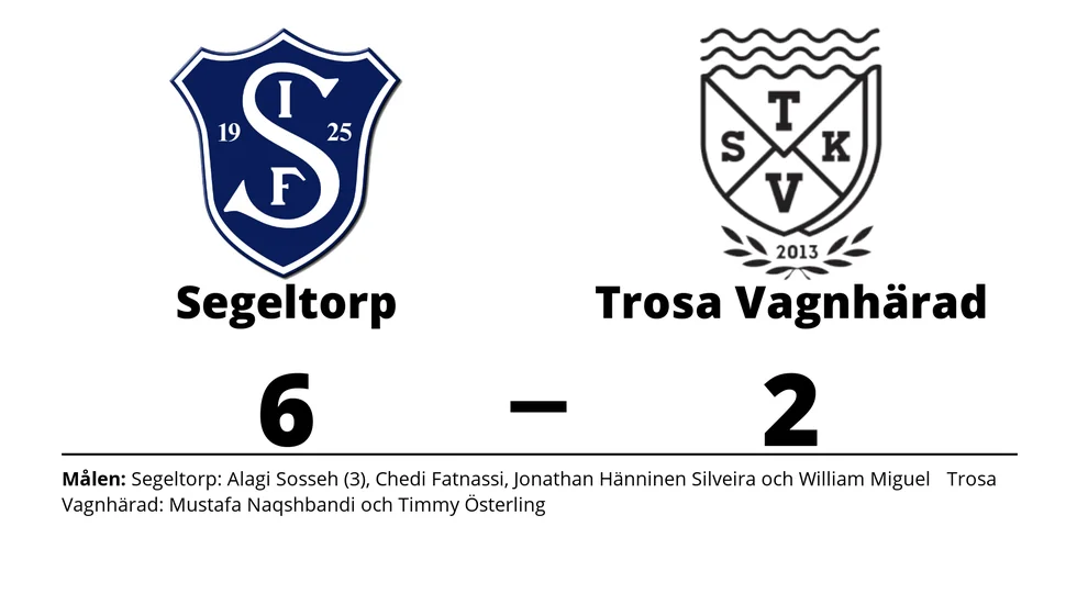 Segeltorps IF vann mot Trosa-Vagnhärad SK