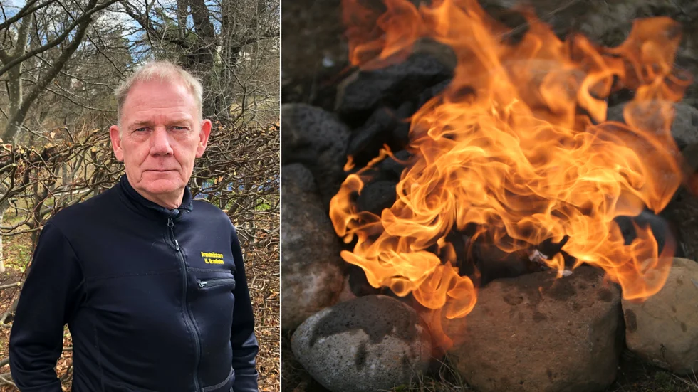 Hans Granholm, insatsledare på räddningstjänsten Enköping-Håbo menar att Enköpingsborna är duktiga på att larma vid bränder.  