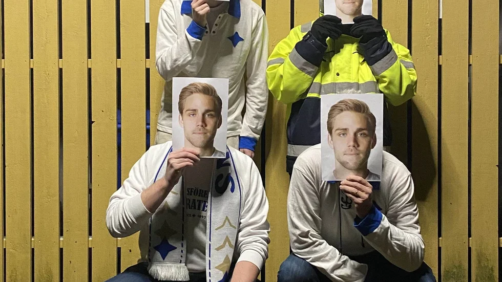 Guldstrupen från Norrköping har framgång med sin låt "Finspångs-AIK:aren".