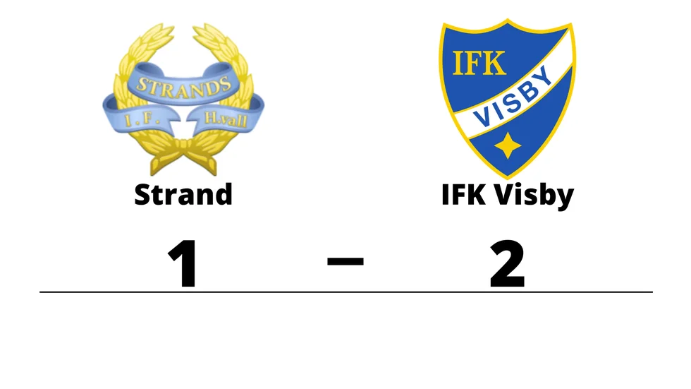 Strands IF förlorade mot IFK Visby