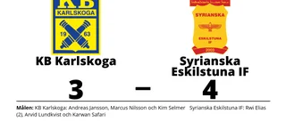 Rwi Elias i målform när Syrianska Eskilstuna IF vann