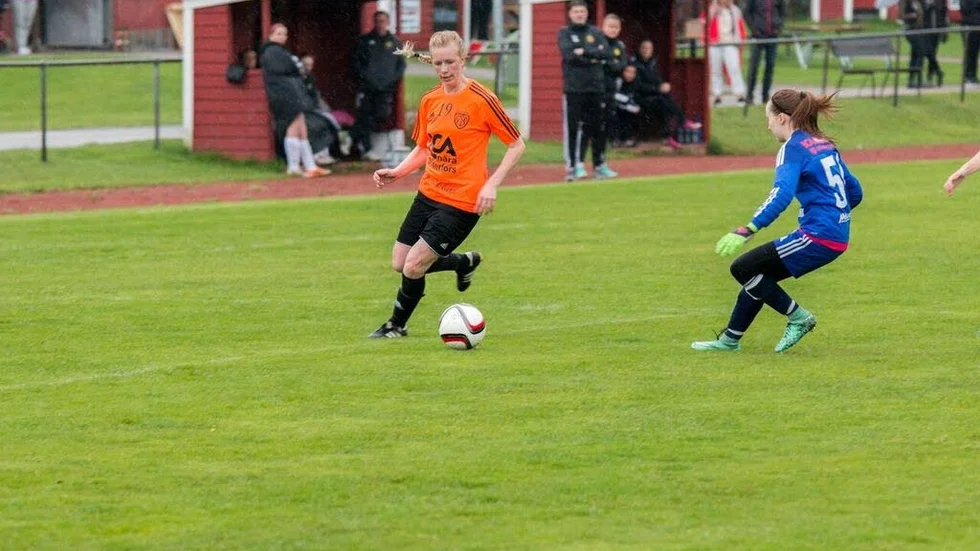 Målkalas. Åsa Lindkvist har för sitt Söderfors noterats för 23 mål på elva matcher.
