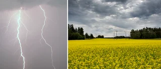 Klass 1-varning för åska - SMHI: Planera för en kväll inomhus