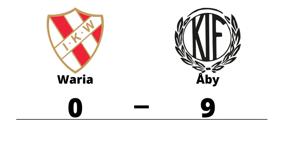 IK Waria förlorade mot Åby IF