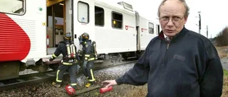 Rådig lokförare släckte tågbrand