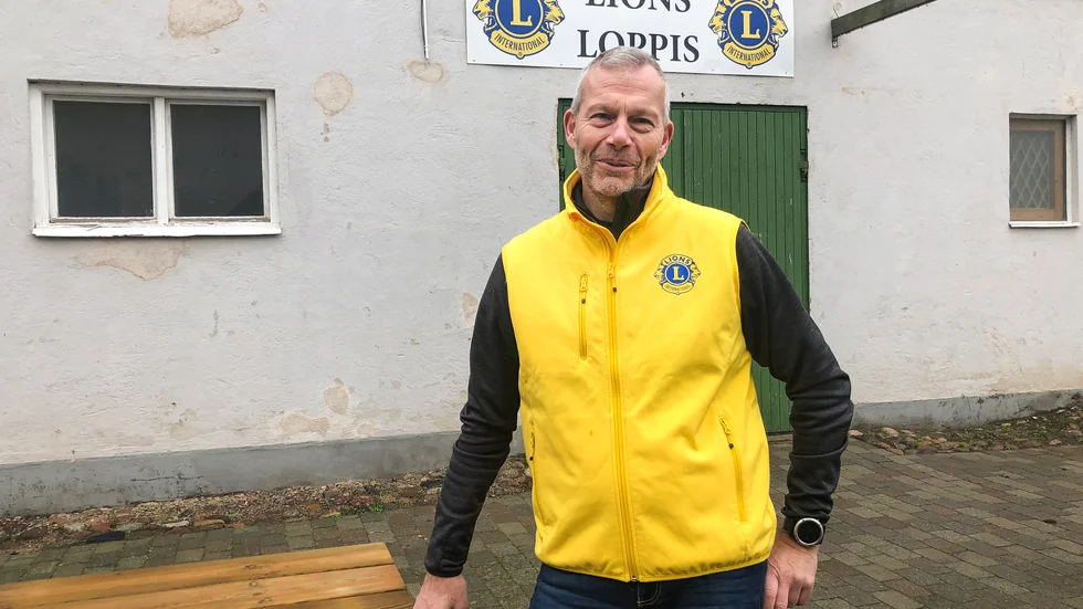 Michael Gustavsson, president på Lions i Vadstena, vill gärna se att fler engagerar sig i föreningen.