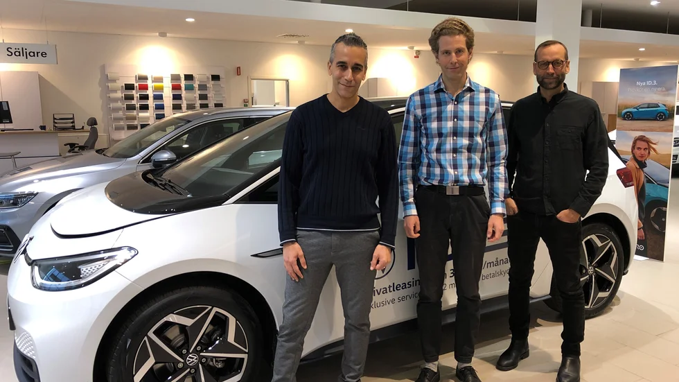 Rabih Bdeir, Johan Söderberg ochChristopher Lundström.