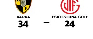 Storförlust när Eskilstuna Guif föll mot Kärra i Lillekärrshallen