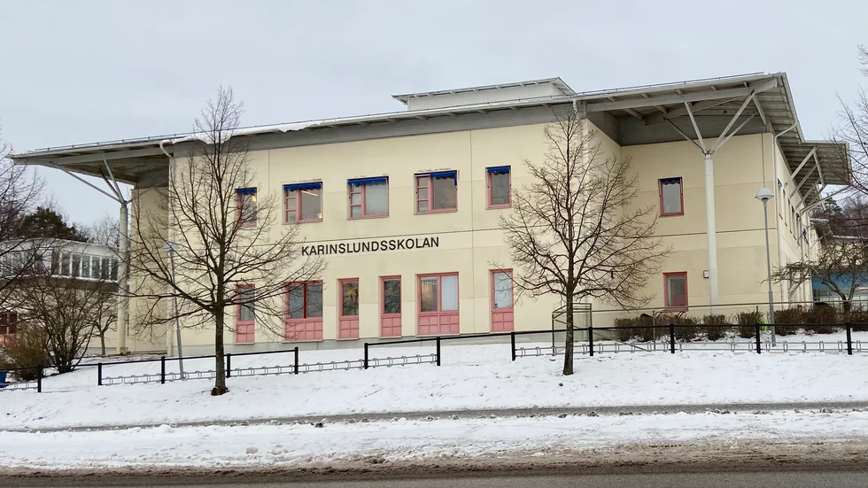 Karinslundsskolan i Strängnäs utsattes för inbrott under natten till tisdagen.