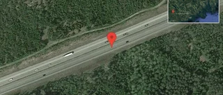 Trafikolycka med lastbil på E4