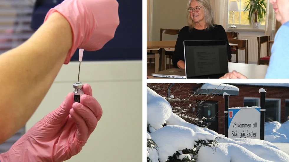 Under nästa vecka anländer Astra Zenecas vaccin till Kinda, om allt går som planerat. "Hoppas vaccinera 100 medarbetare", säger äldreomsorgschef Eva Hulth.