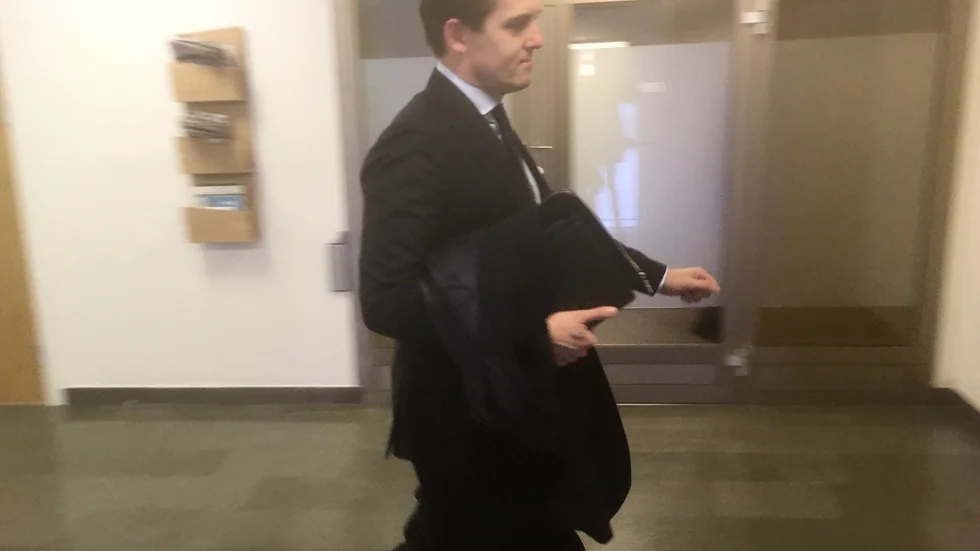23-åringens advokat Carl-Oskar Morgården (bilden) menade att ett fängelsestraff på fem år är den rimliga påföljden. Åklagaren yrkade på sju års fängelse.