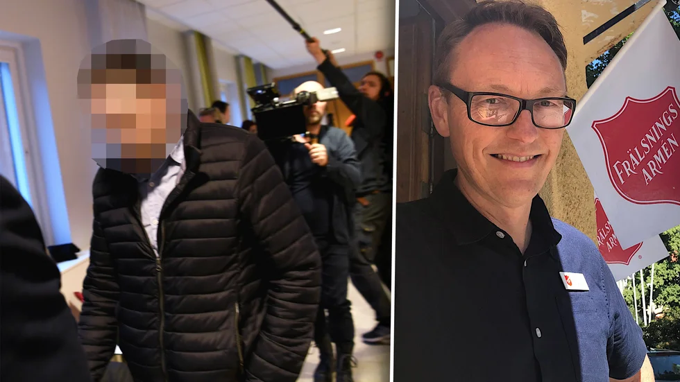 "Jag har aldrig någonsin känt att något är fel och det finns inga som helst klagomål på honom, så jag skulle nog säga att vi har lyckats med vårt uppdrag", säger Frälsningsarméns Daniel Viklund.