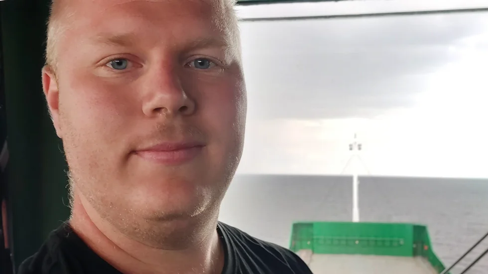 Oxelösundaren Johan Bergström får nu återse sin hemstad tre gånger i veckan. Han är förstestyrman på M/S Midas som börjat köra tur och retur 