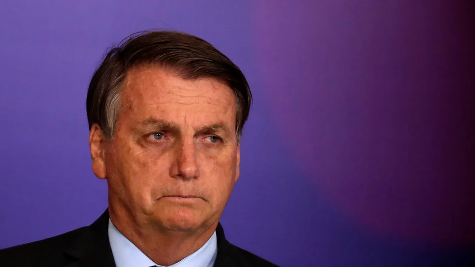 Brasiliens president Jair Bolsonaro. Arkivbild.