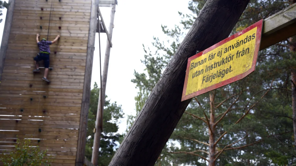 Under måndagsnatten har någon/några stulit all utrustning vid höghöjdsbanan på Torpöns färjeläge. "Känns som ett sabotage", säger den drabbade företagaren Ramen Samii.