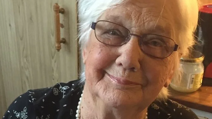 Mormor Mary Sigurdsson i sitt älskade kök.