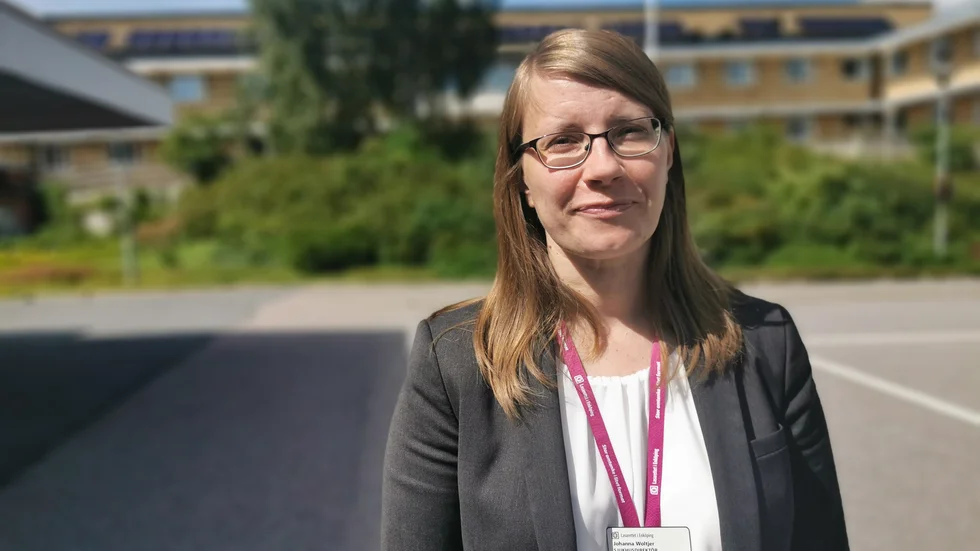 Johanna Woltjer är sjukhusdirektör på lasarettet i Enköping.