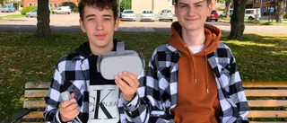 Anton och Vilgot gör VR-filmer för äldre under corona