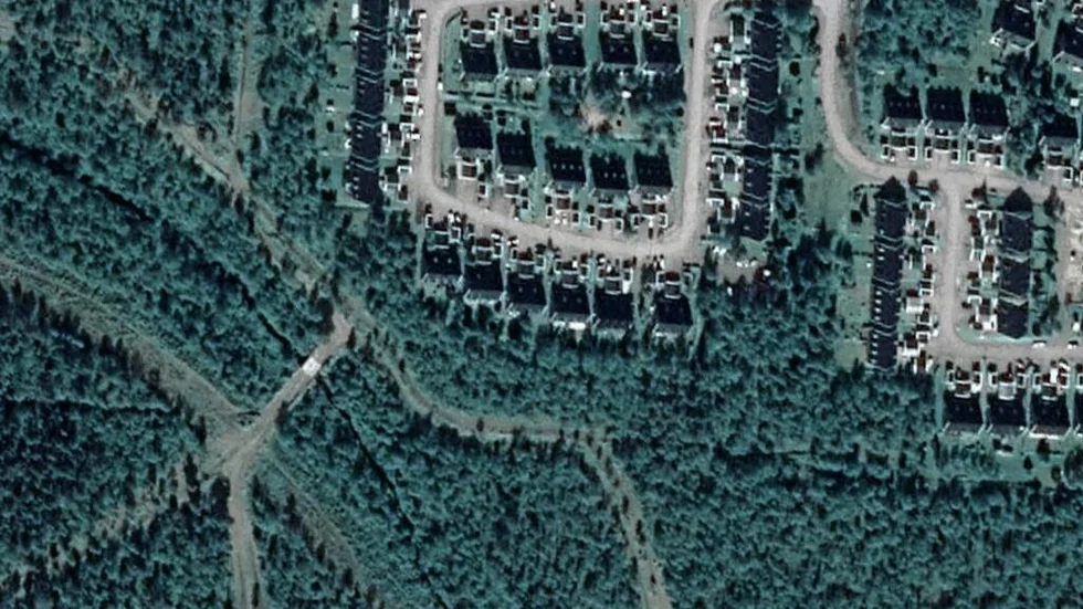 Området kring Antennvägen 35