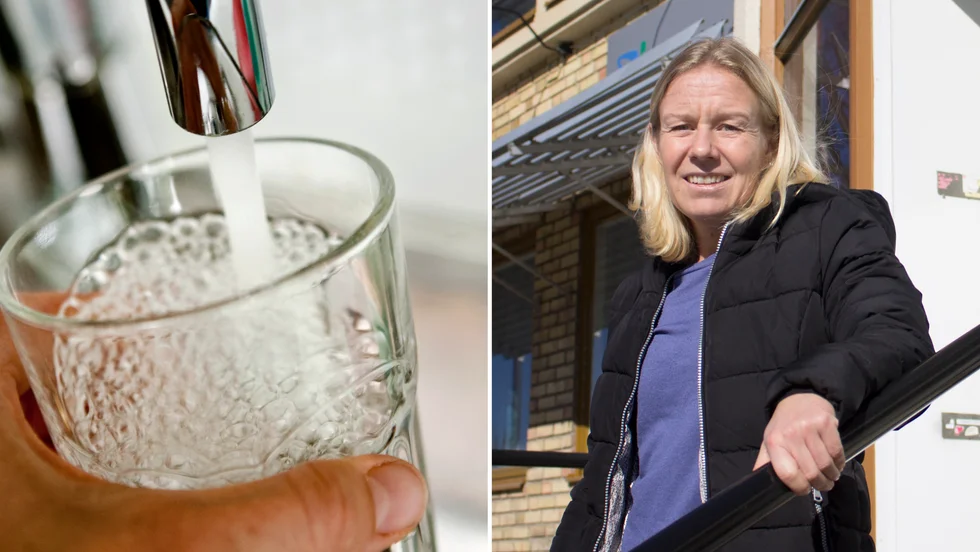 Helen Sylvefjord på Sörmland vatten gläds över att det vatten de levererar till Flen har utsetts till godast i Svealand.