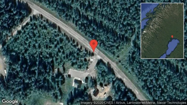 Fallna träd skapar problem i trafiken på väg 707