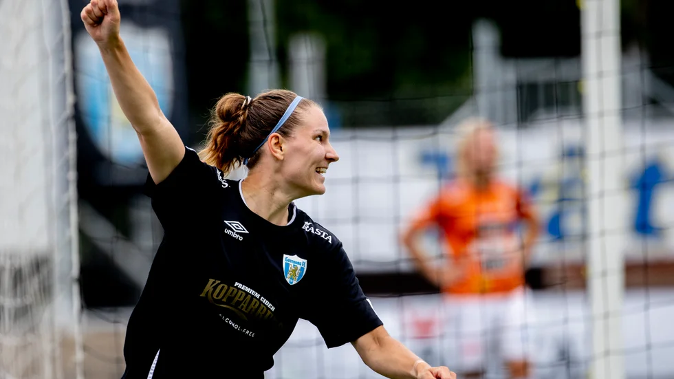 Natalia Kuikka gjorde ett vackert mål i Göteborgs 2–0-seger borta mot Vittsjö på tisdagen. Arkivbild.