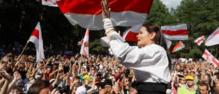 Nya protester trots Tichanovskajas exil