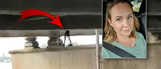 Farliga leken under bron oroar förälder