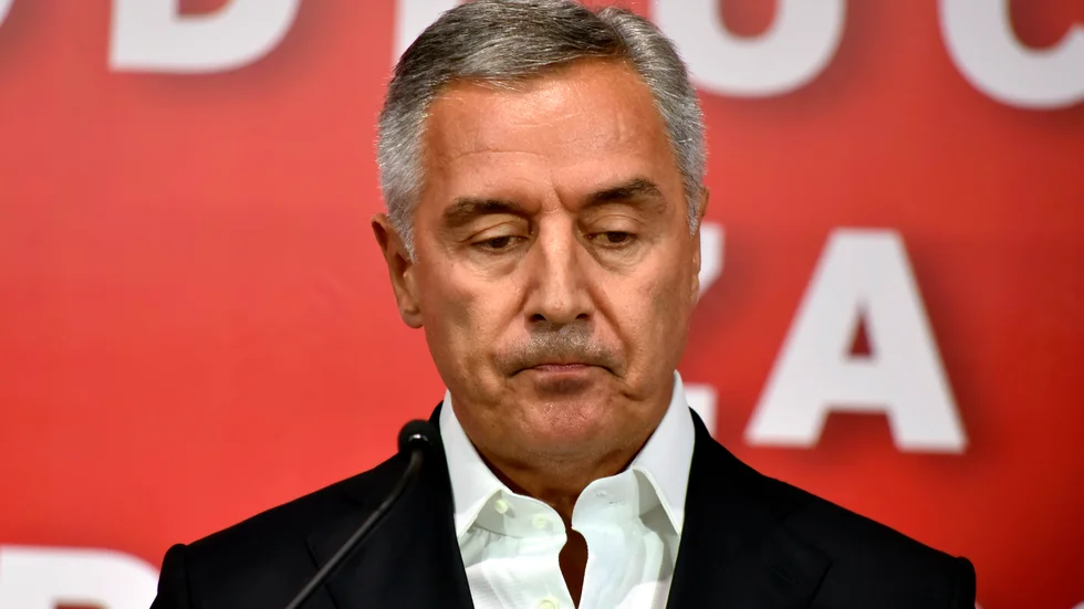 Montenegros president Milo Djukanovic säger att partiet är redo att gå i opposition. Arkivbild.