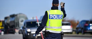 Man stoppades av polis – misstänks för flera brott