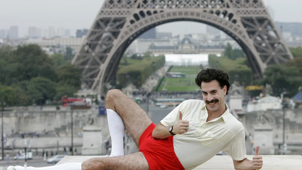 Sacha Baron Cohens kazakstanske tv-journalist Borat är snart tillbaka. Arkivbild.
