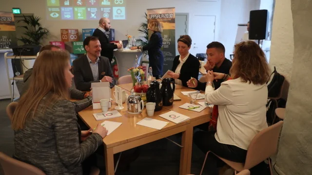 Vid mötet 12 mars var läget lite annorlunda för Uppsala 2030...