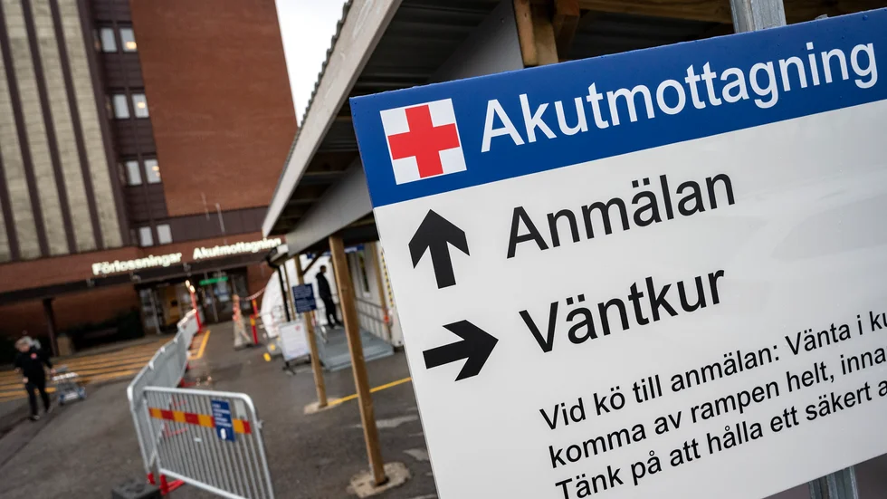 Betydligt färre patienter har sökt sig till landets akutmottagningar i år. Arkivbild.