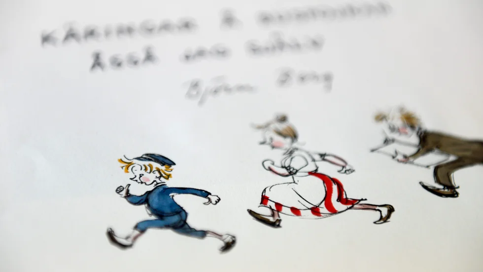 Maud Hansson Fissoun blev folkkär tack vare rollen som pigan Lina i "Emil i Lönneberga". Arkivbild.