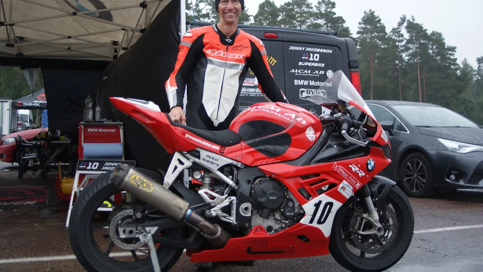 Jonny Jakobsson, Sveriges femte bästa Superbike-förare 2020.