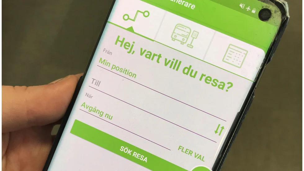 "Angående Brandkärrsvägen i reseplaneraren så har det varit ett fel vid inläsningen av den hållplatsen" skriver insändarskribenten.