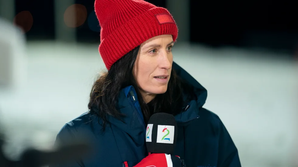 Marit Bjørgen är expert för norska TV2 under skid-VM. Arkivbild.