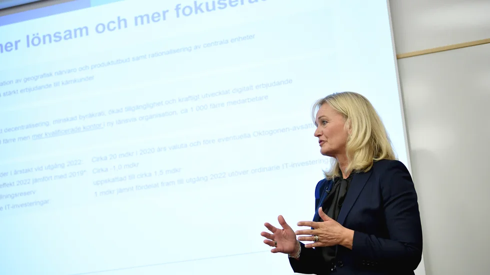 Carina Åkerström, vd för Handelsbanken, är en av en handfull kvinnor i den absoluta toppen av näringslivet.