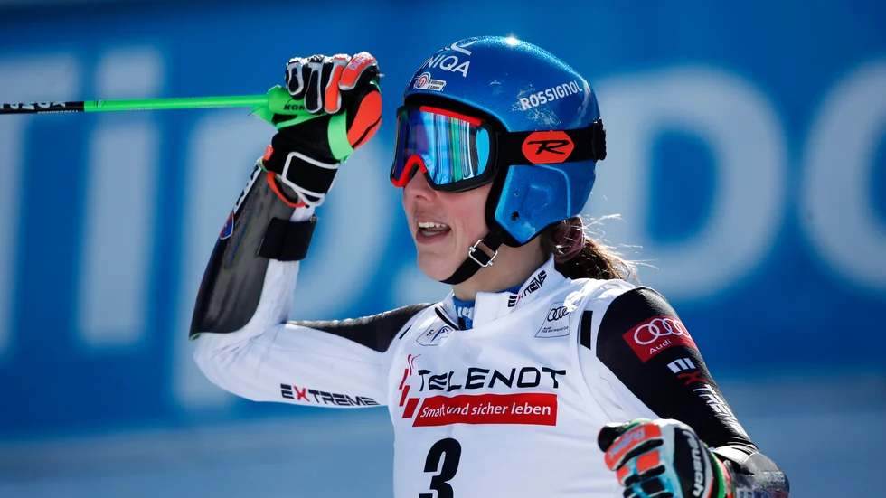 Petra Vlhova vann på hemmaplan i Jasna i Slovakien.
