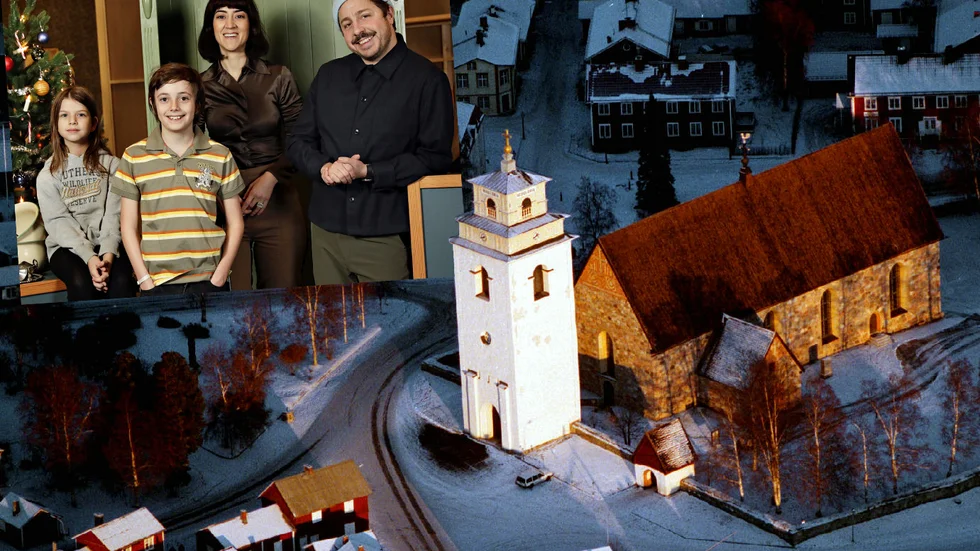 Familjen Knyckertz, spelad av Gizem Erdogan, David Sundin, Paloma Grandin och Axel Adelöw, inleder inspelningarna i Luleå med att bland annat filma utanför kyrkan i Gammelstad.